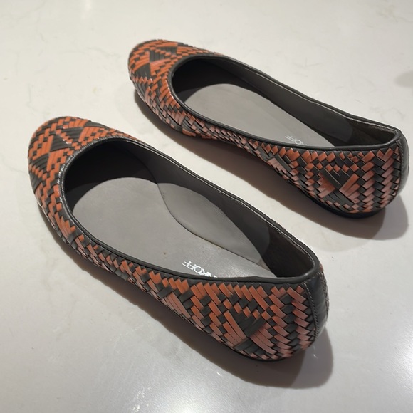 Rebecca Minkoff Uma Woven Leather Ballet Flat - Size 7 - Picture 3 of 6